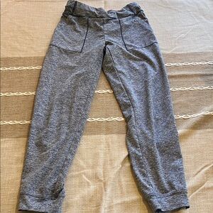 Athleta Girls 12/ Large Soft Luxe Jogger Heathered Blue